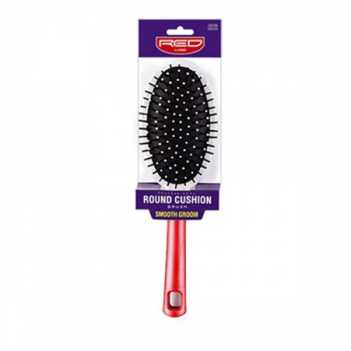 Red Professional Round Cushion Brush BSH05